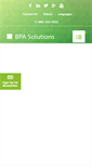 Mobile Screenshot of bpa-solutions.net